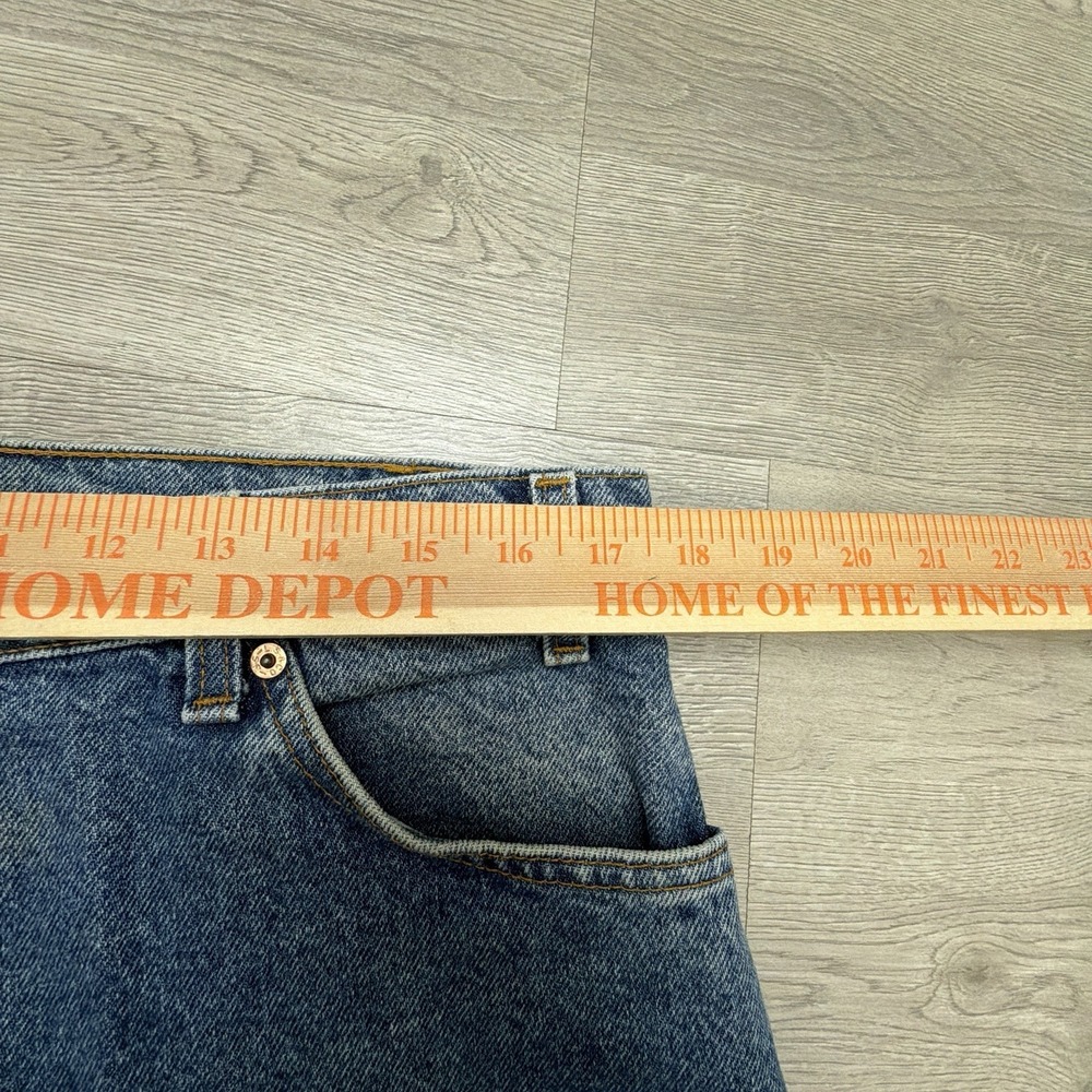 Vintage Levi's 550 Orange Tab Jeans Mens 35x32 USA Relaxed Tapered Medium Wash - Picture 10 of 14